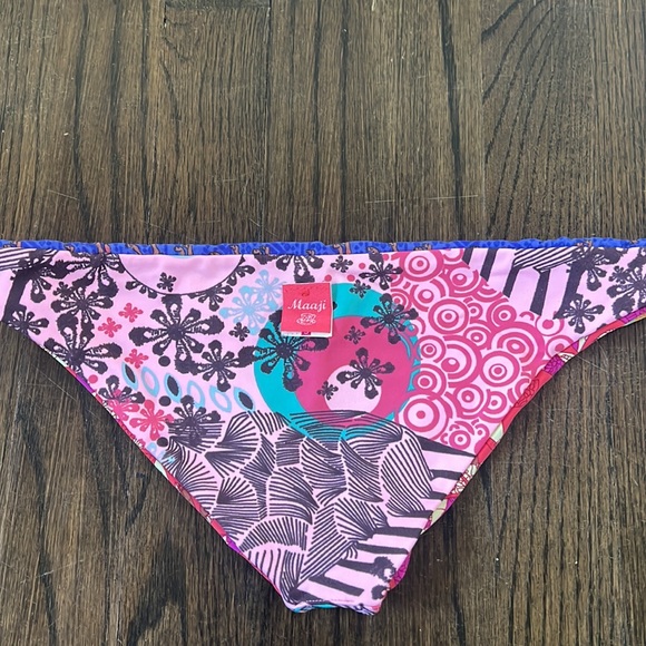 EUC Majji Reversible Bohemian Bikini Set Sz S - Picture 9 of 13